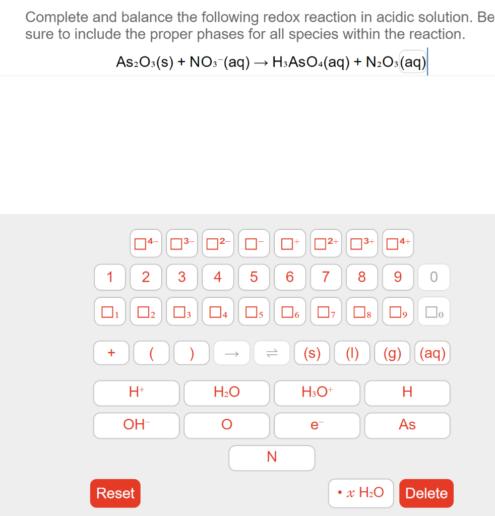 solved-complete-and-balance-the-following-redox-reaction-in-chegg