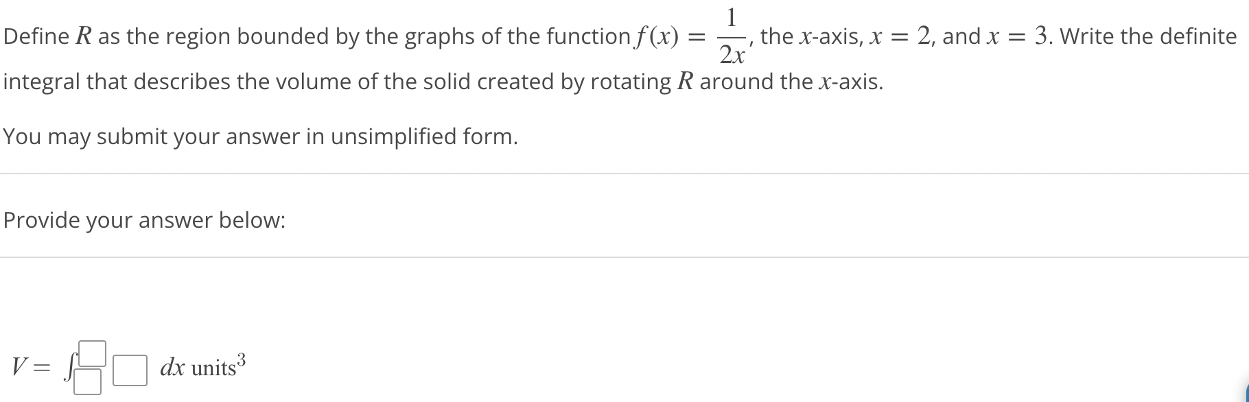 Solved Define R as the region bounded by the graphs of the | Chegg.com