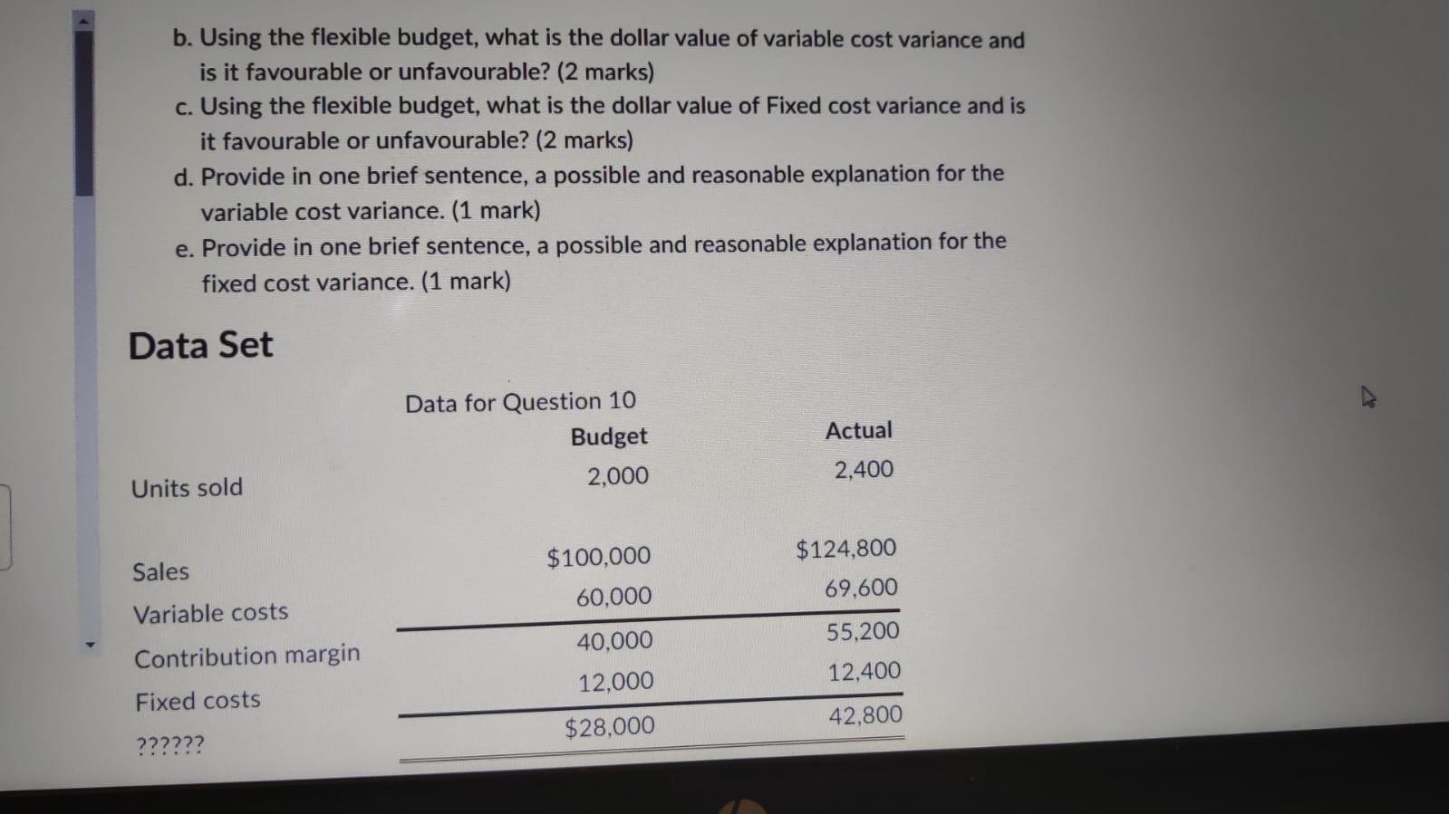 Solved Using the data below, answer the following questions: | Chegg.com