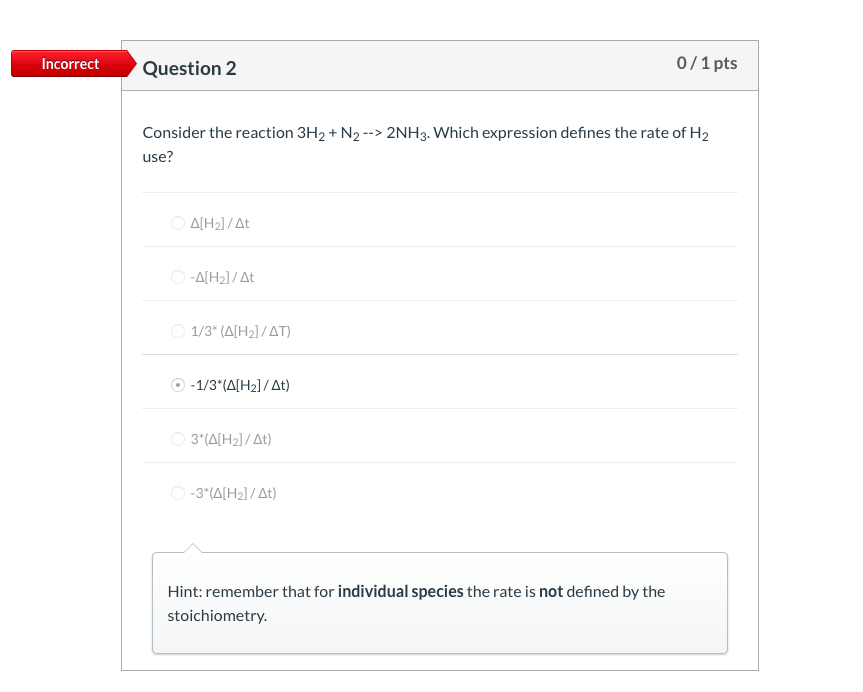 Solved Incorrect Question 5 0/1 pts Which statement about | Chegg.com