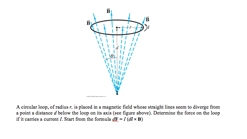 Solved A circular loop, of radius r, is placed in a magnetic | Chegg.com