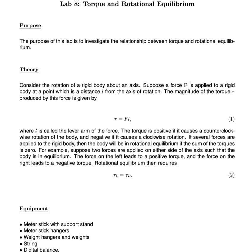 solved-lab-8-torque-and-rotational-equilibrium-purpose-the-chegg