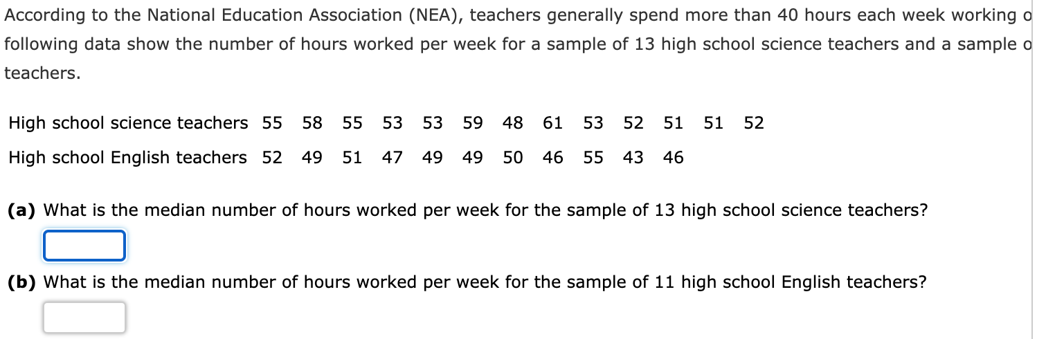 national education association homework recommendations