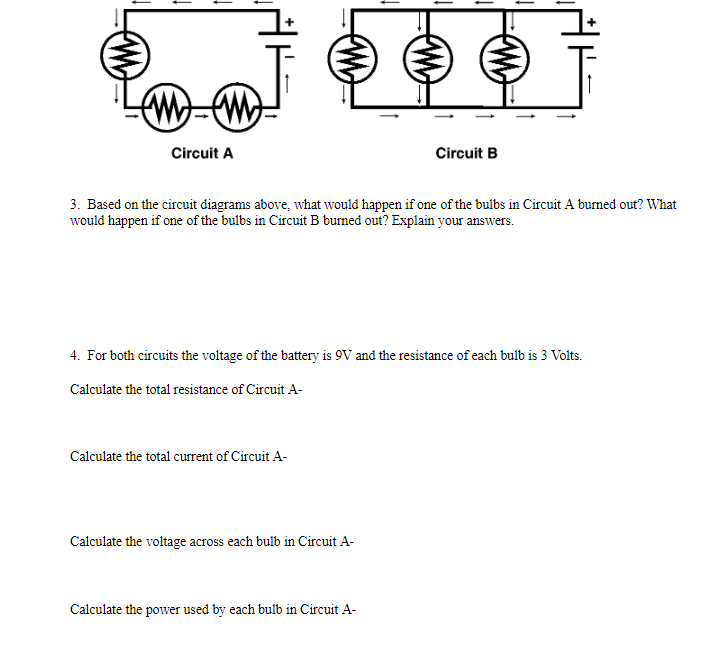 Solved Th Circuit A Circuit B 3. Based On The Circuit | Chegg.com