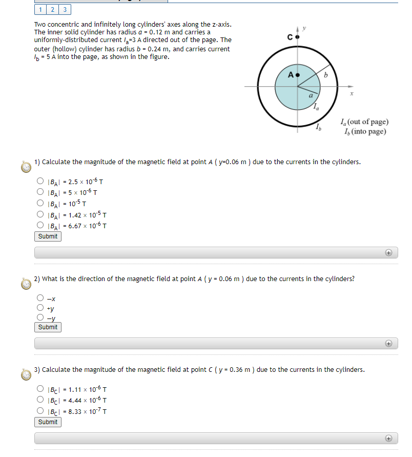 Solved 123 Two Concentric And Infinitely Long Cylinders' | Chegg.com