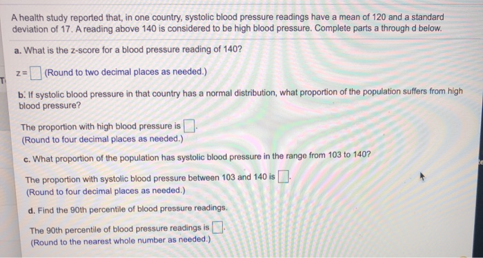 Blood Pressure Percentile Chart For Adults