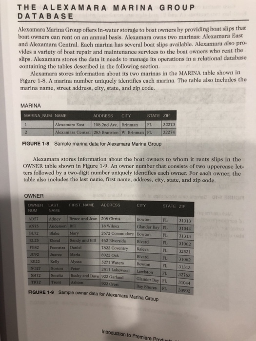 Alexamara Database Code Solved Use MySQL and Figures 1-8 through 1-12 in Chapter 1 | Chegg.com