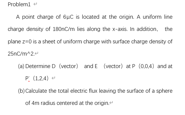 Solved Problemi + A point charge of 6uC is located at the | Chegg.com