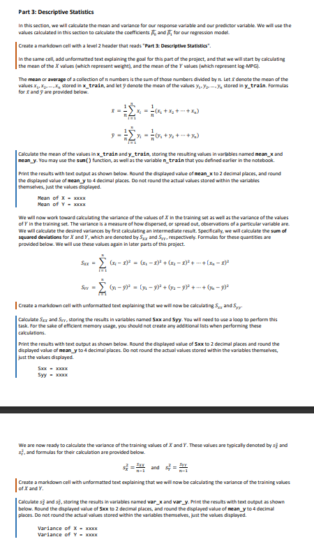 Part 3 Descriptive Statistics In This Section We Chegg Com