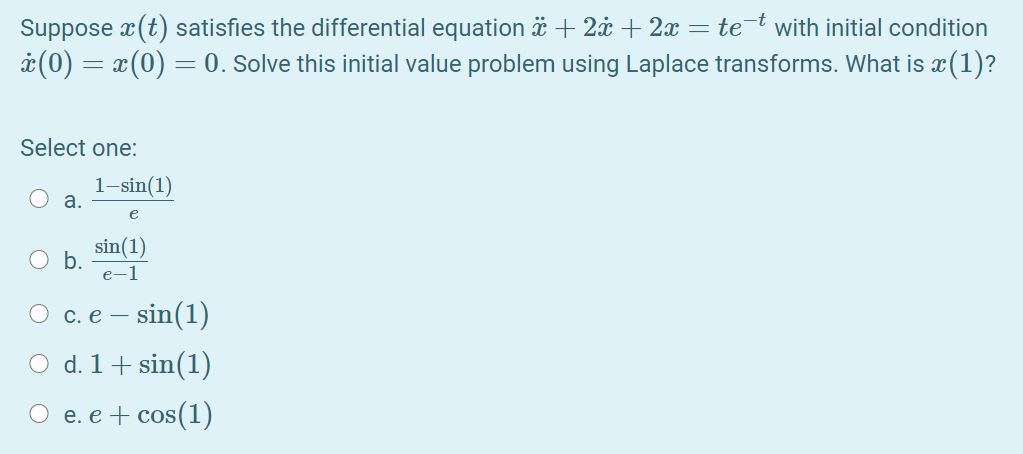 Solved Suppose X T Satisfies The Differential Equation O Chegg Com