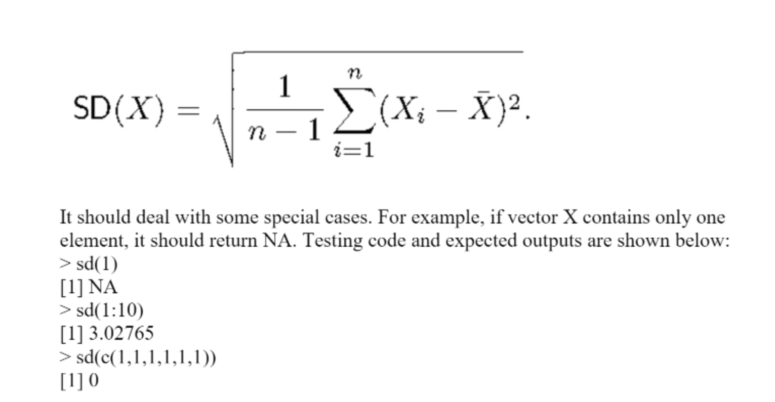 Solved Problem 6 (20 pts): Please write R functions to | Chegg.com