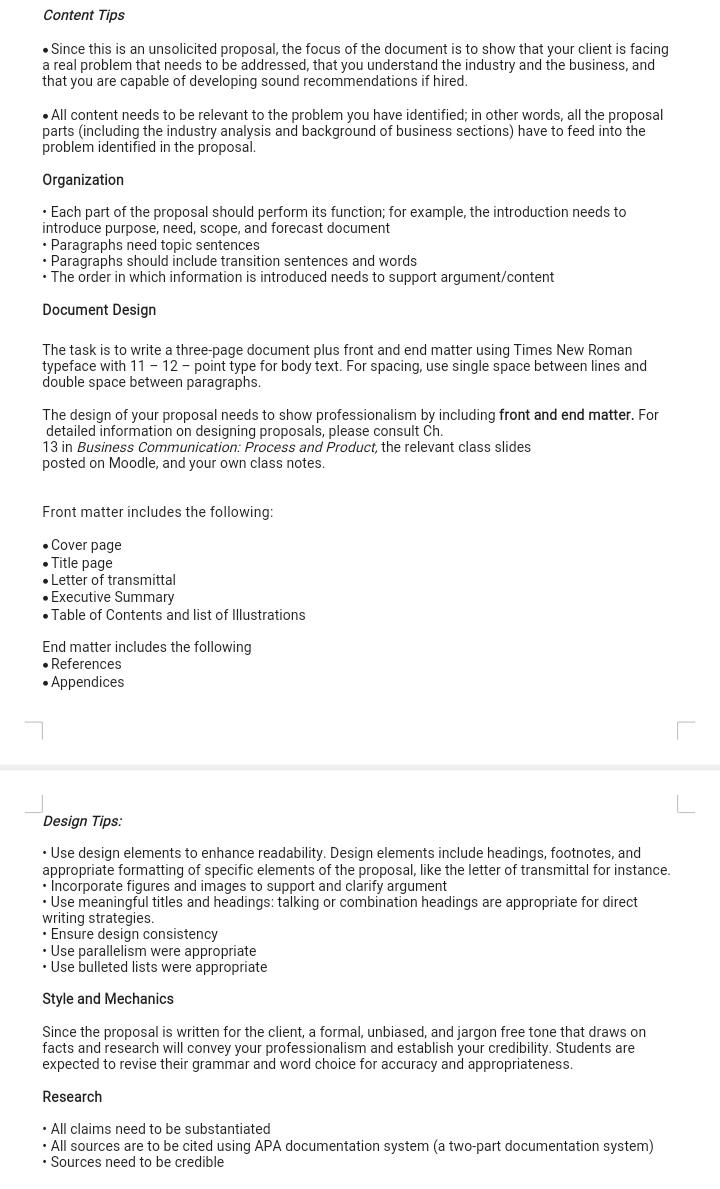 Assignment 3 Individual Formal Unsolicited Proposal Chegg Com   Phpq0VBG9