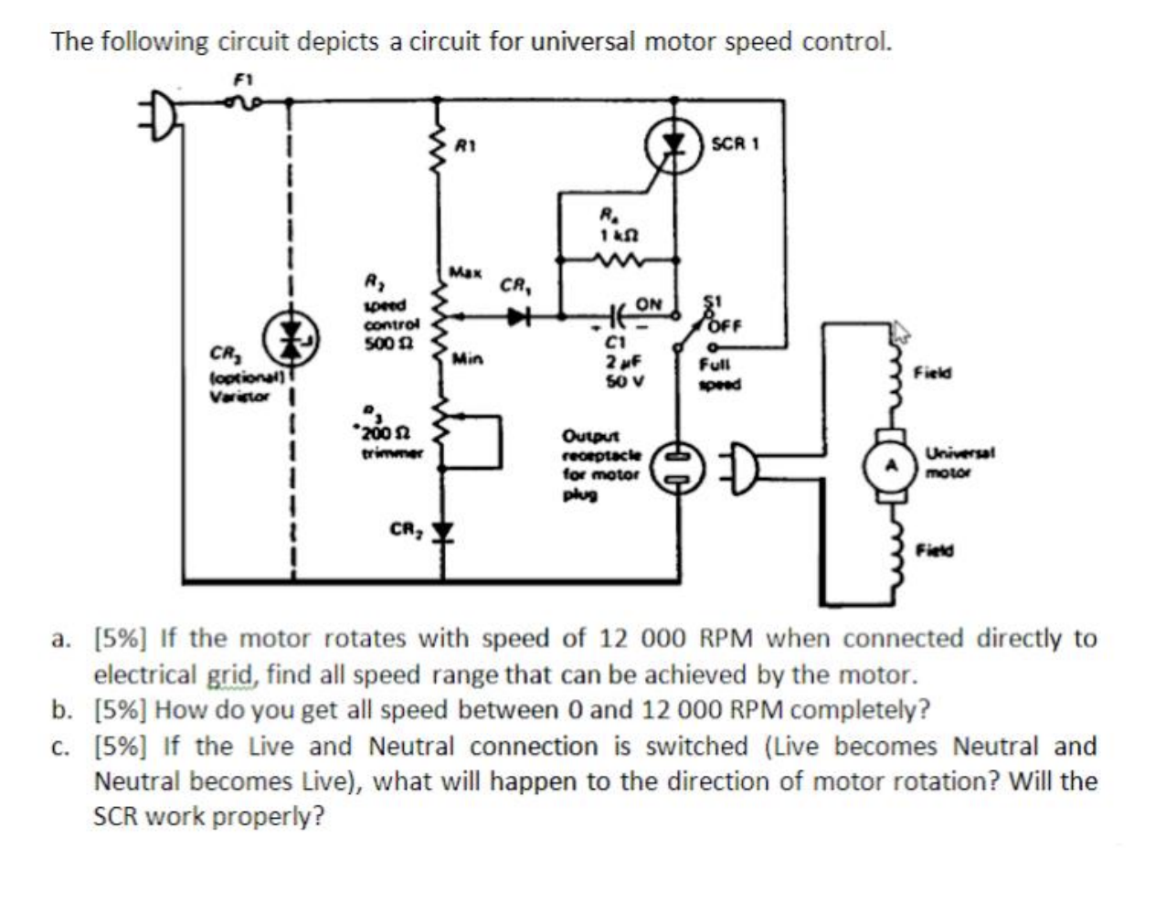 Solved The following circuit depicts a circuit for universal