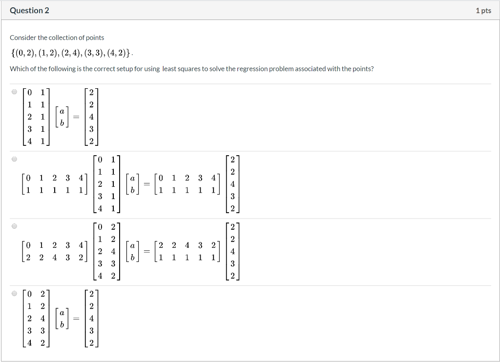 Solved Question 1 1 pts Select all true statements regarding | Chegg.com