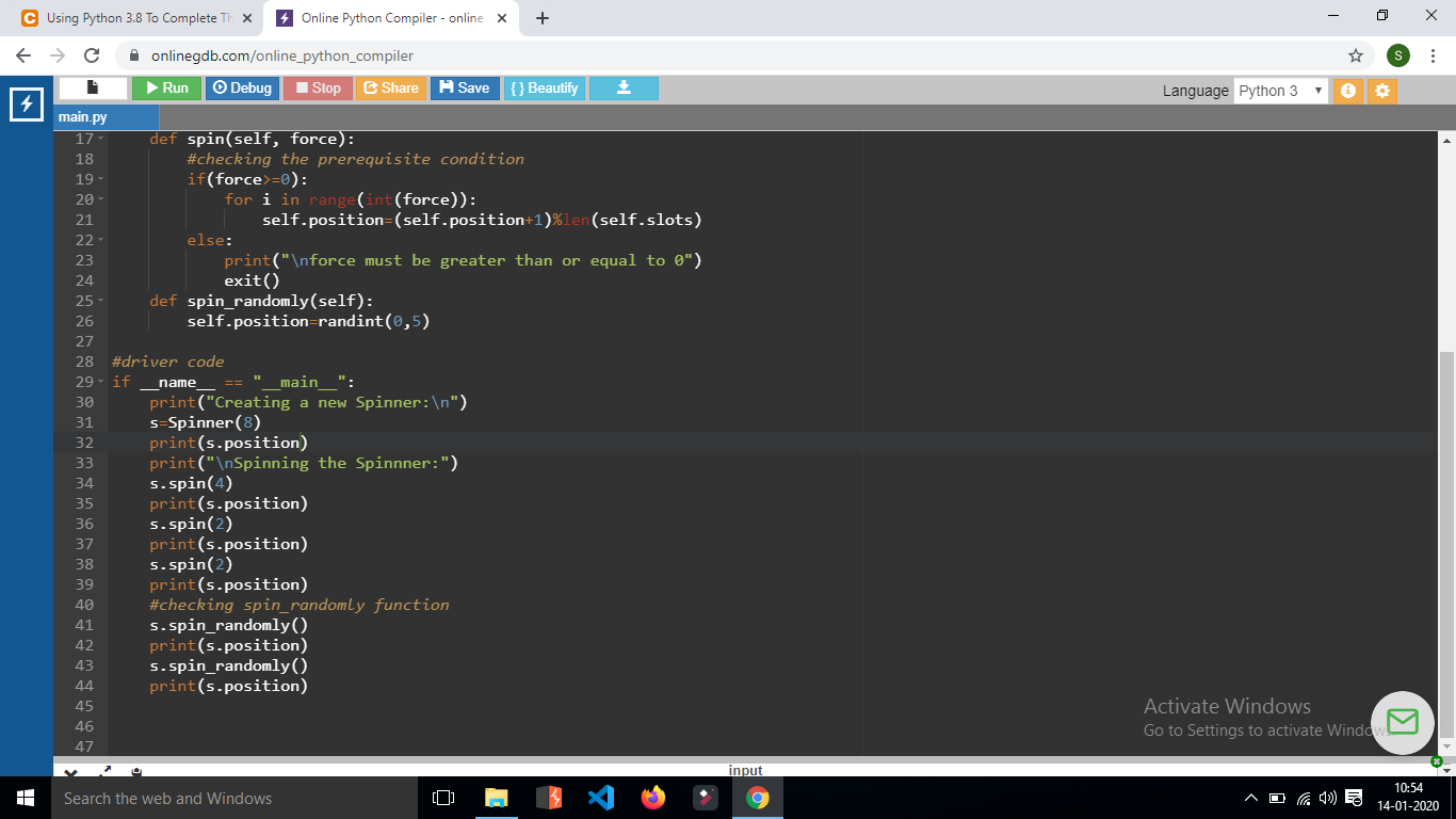 Using Python 3 8 To Complete The Following Tasks Please Give A Screenshot Of The Answers Thank You Very Much Module Description This Module Contains The Documentation For A Simple Class Using Python 3 8 To Complete The Following Tasks Please Give A Screenshot Of The Answers Thank You Very Much Module Description This Module Contains The Documentation For A Simple Class