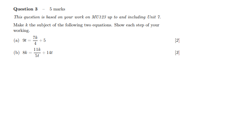 Solved Question 3 5 marks This question is based on your | Chegg.com