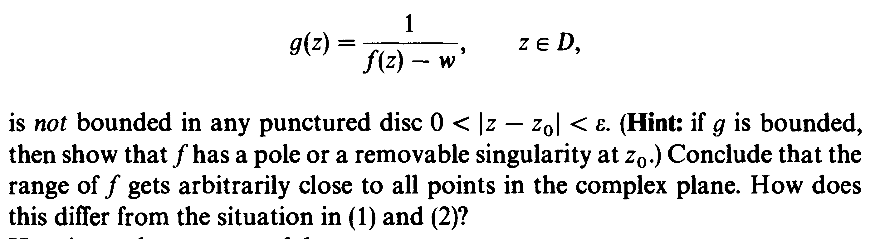 Solved 17. Let / be analytic in 0
