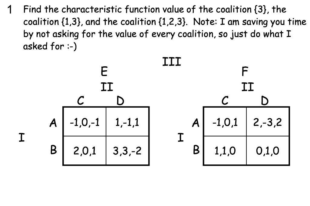 1 Find the characteristic function value of the | Chegg.com