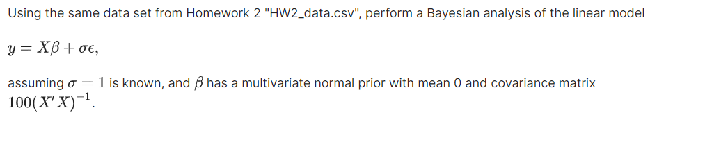 Solved Using the same data set from Homework 2 | Chegg.com