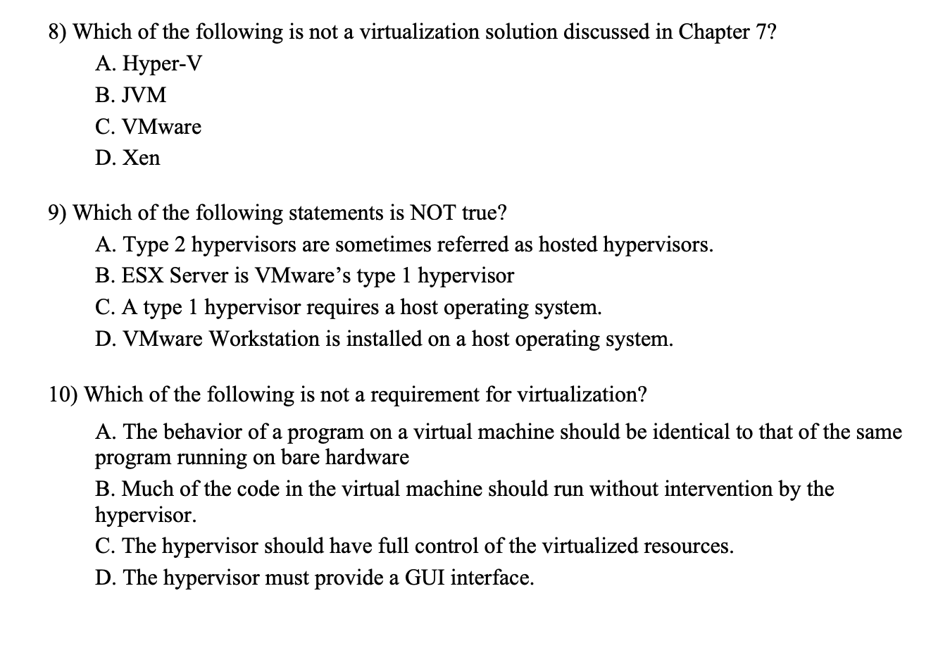 which of the following statements refers to server virtualization?