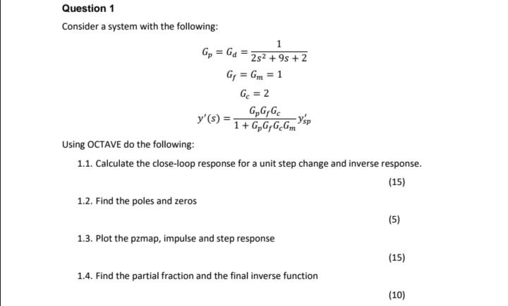 Solved Consider a system with the following: | Chegg.com