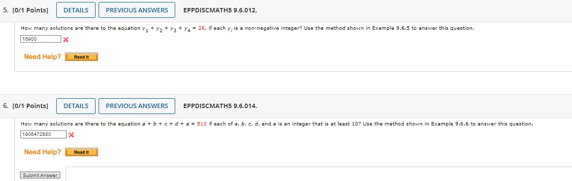 Solved 5. [0/1 Points] DETAILS PREVIOUS ANSWERS EPPDISCMATH5 | Chegg.com