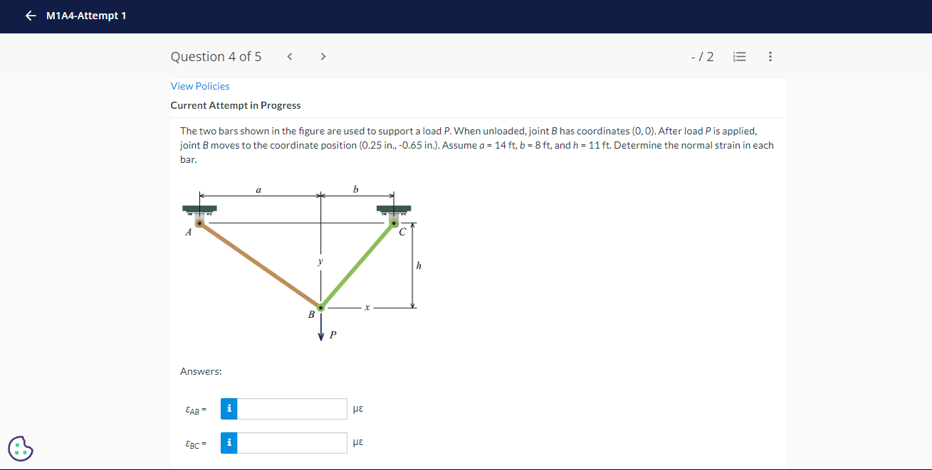 Solved The Two Bars Shown In The Figure Are Used To Support | Chegg.com