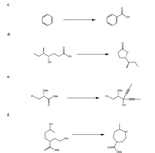 Solved 4. Provide The Reagent(s) Needed To Accomplish The 