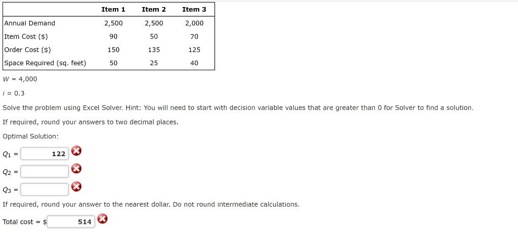 The Economic Order Quantity (EOQ) model is a | Chegg.com