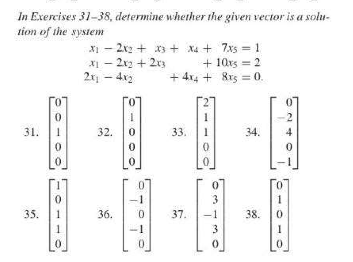 Solved In Exercises 37-38, determine whether the given | Chegg.com
