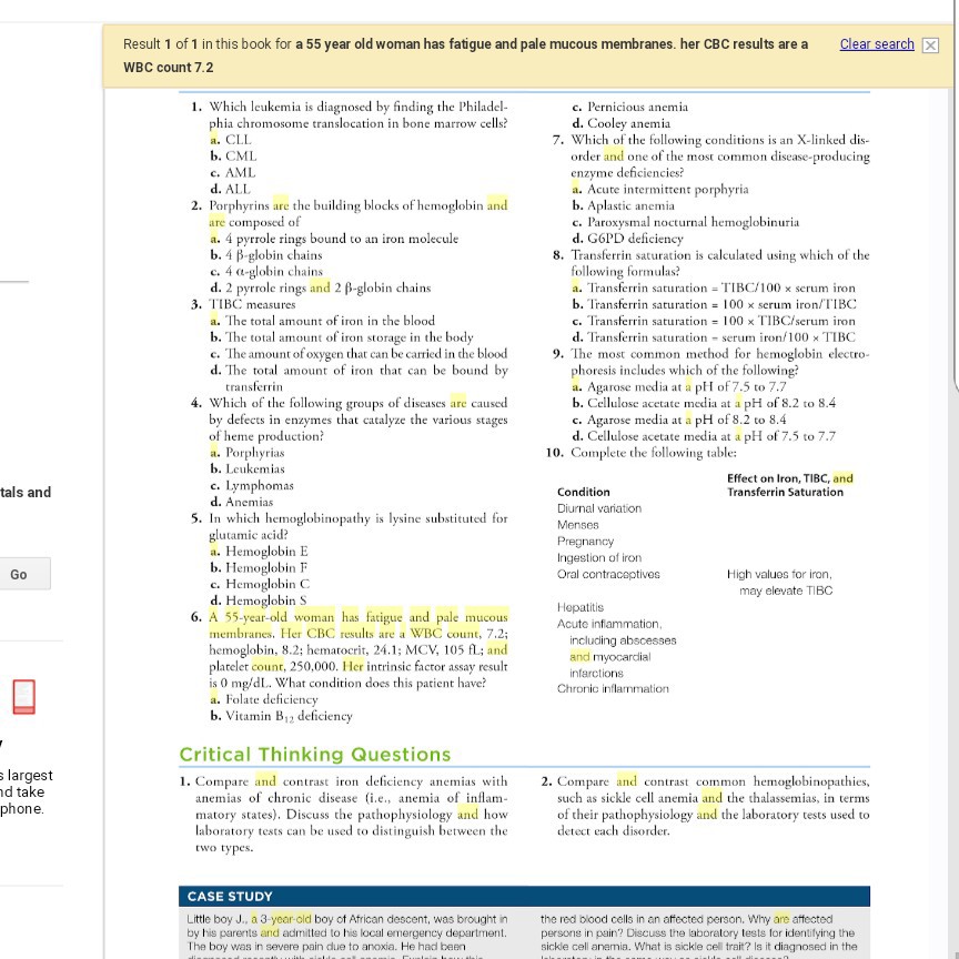 Solved Result 1 of 1 in this book for a 55 year old woman | Chegg.com