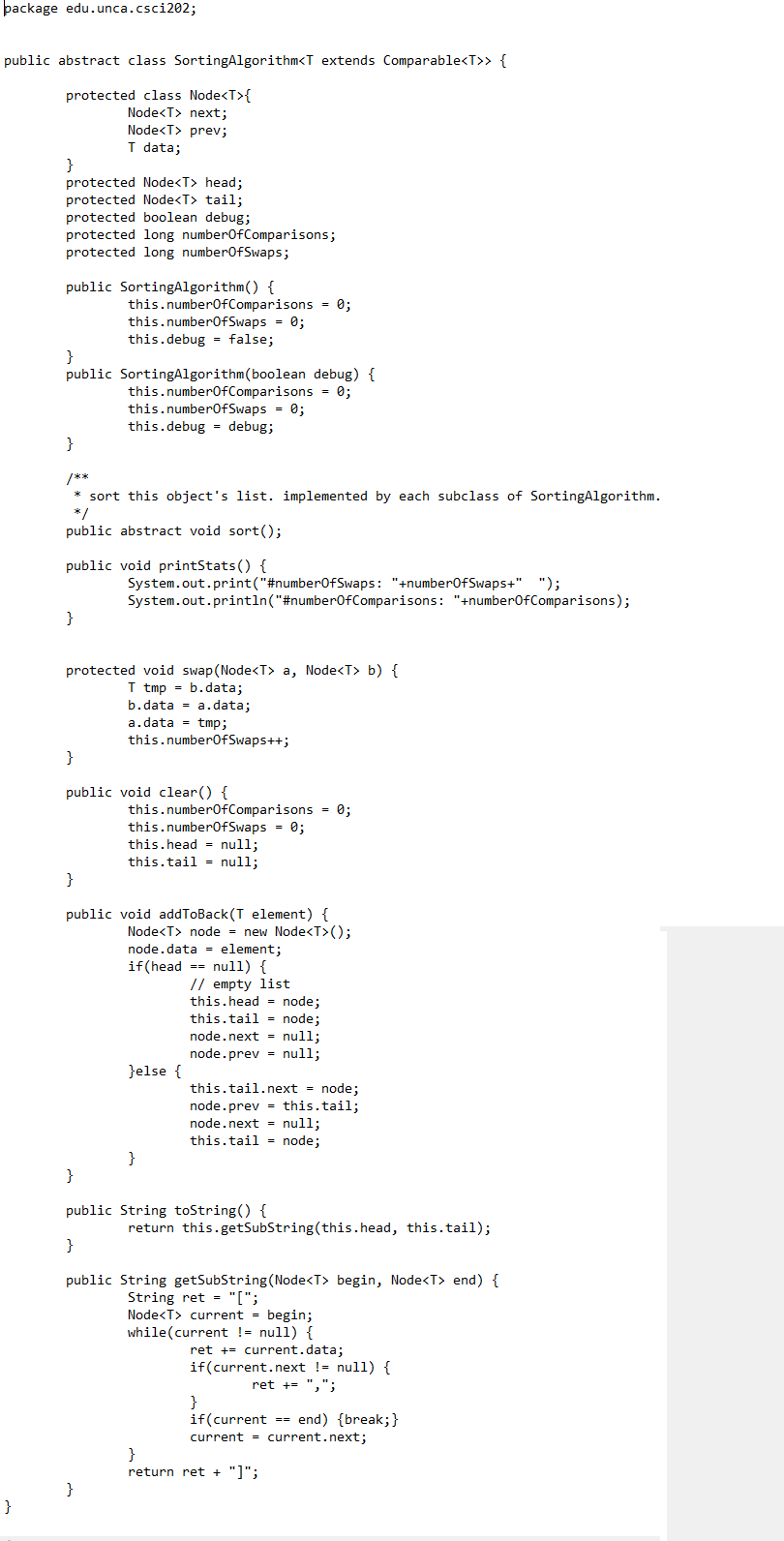 Solved Java Foundations; Implement quicksort and compare its | Chegg.com