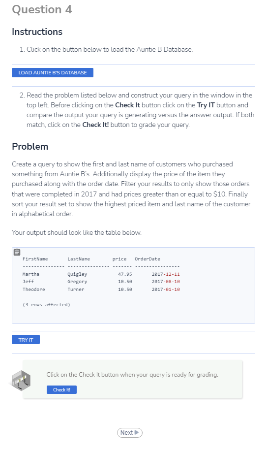 Solved Instructions 1. Click on the button below to load the | Chegg.com
