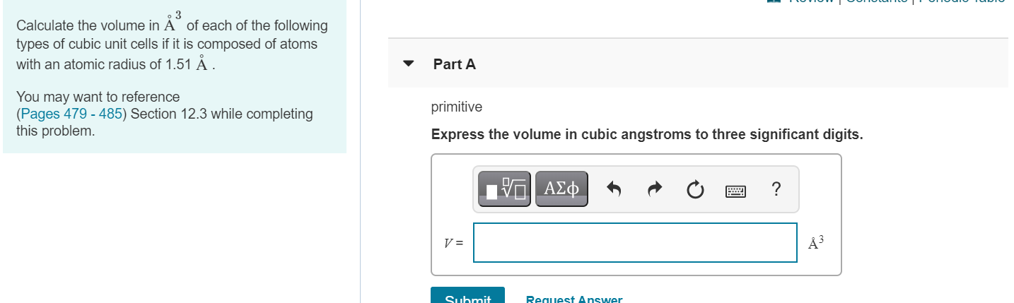 Solved 3 Calculate The Volume In A Of Each Of The Followi Chegg Com