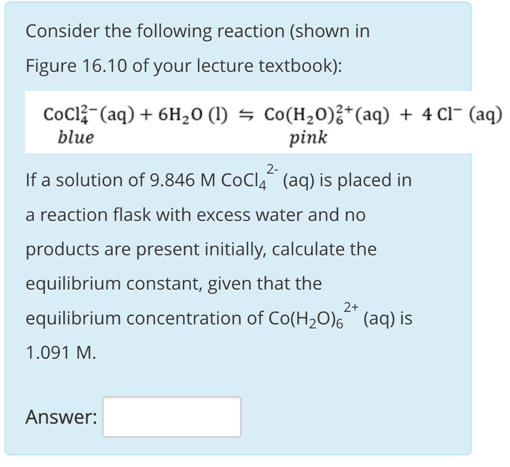 Solved Consider The Following Reaction (shown In Figure | Chegg.com