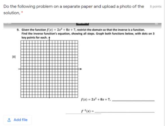 Solved Do the following problem on a separate paper and | Chegg.com