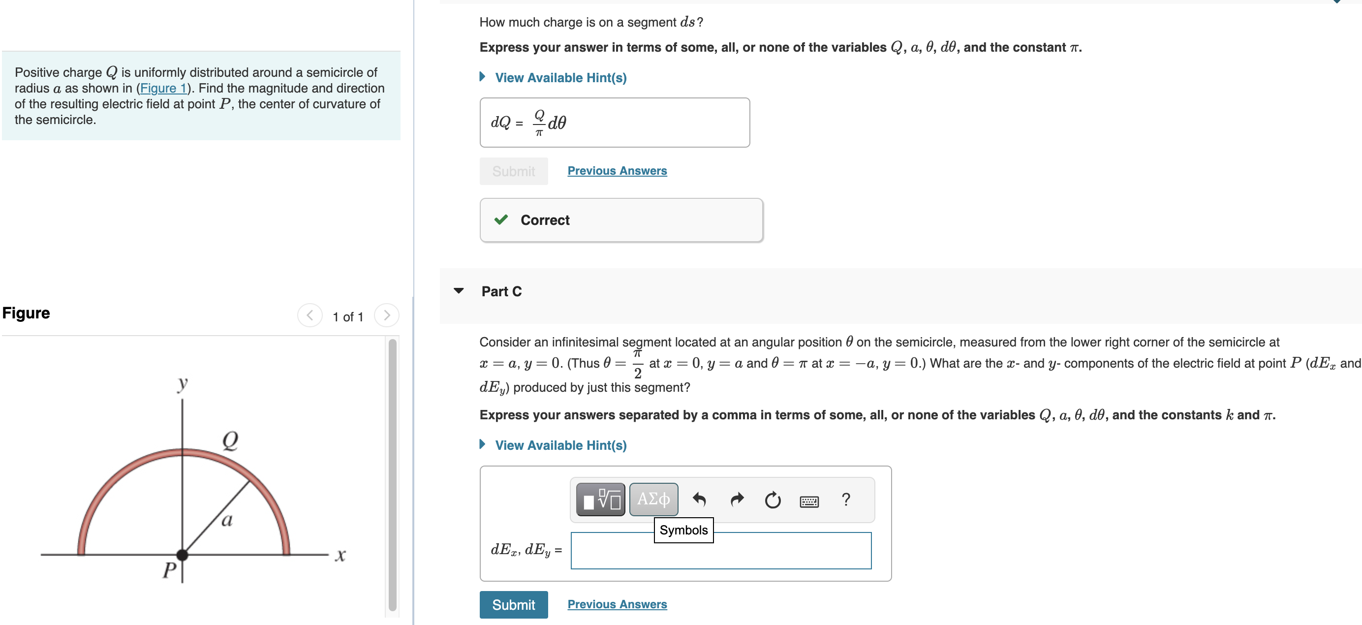 how-much-charge-is-on-a-segment-ds-positive-charge-chegg