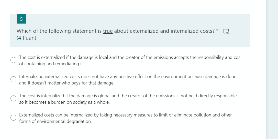 Solved 5 LD Which of the following statement is true about