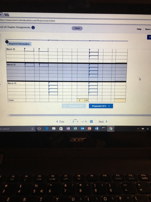 Solved FIFO & LIFO, Weighted Average & Specific Id | Chegg.com