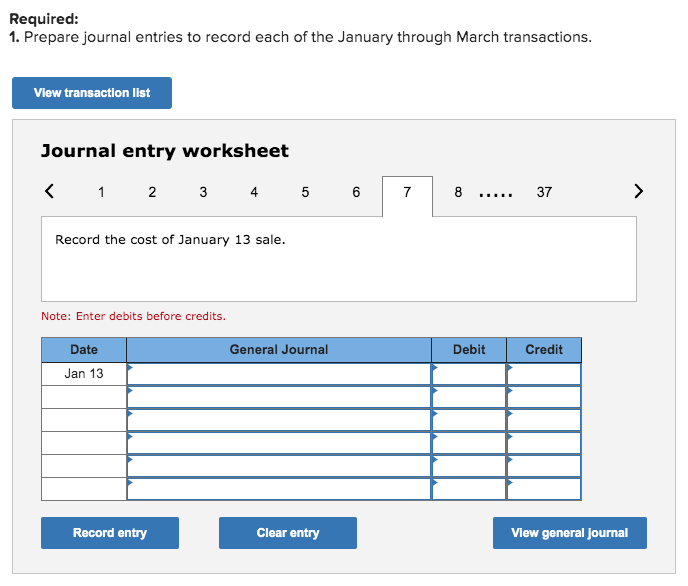 2. Post the journal entries in part 1 to the accounts | Chegg.com