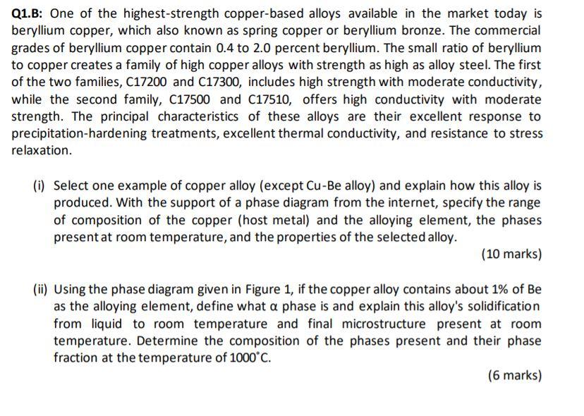 Copper Based Alloys