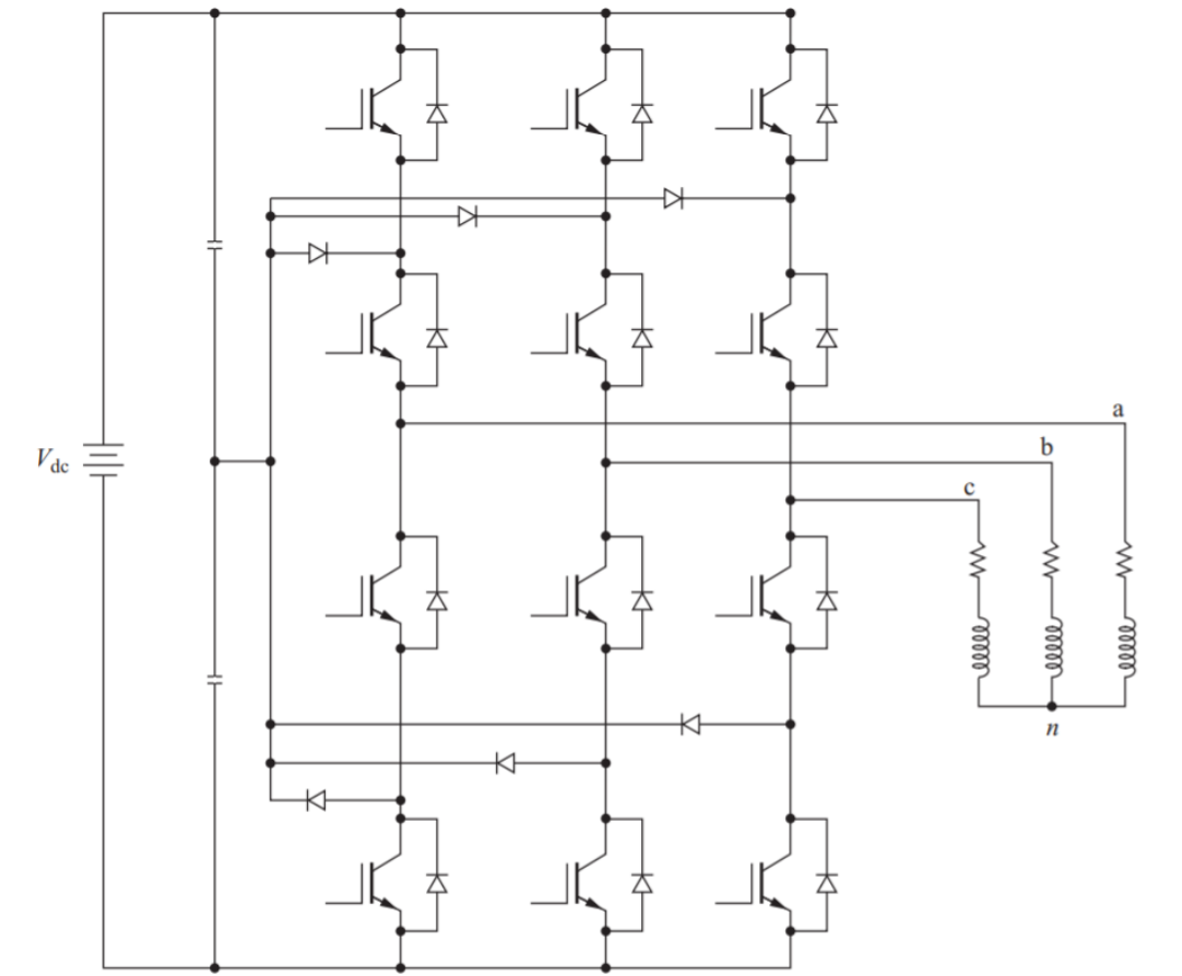 Solved 2) A three phase diode clamped multi level inverter | Chegg.com