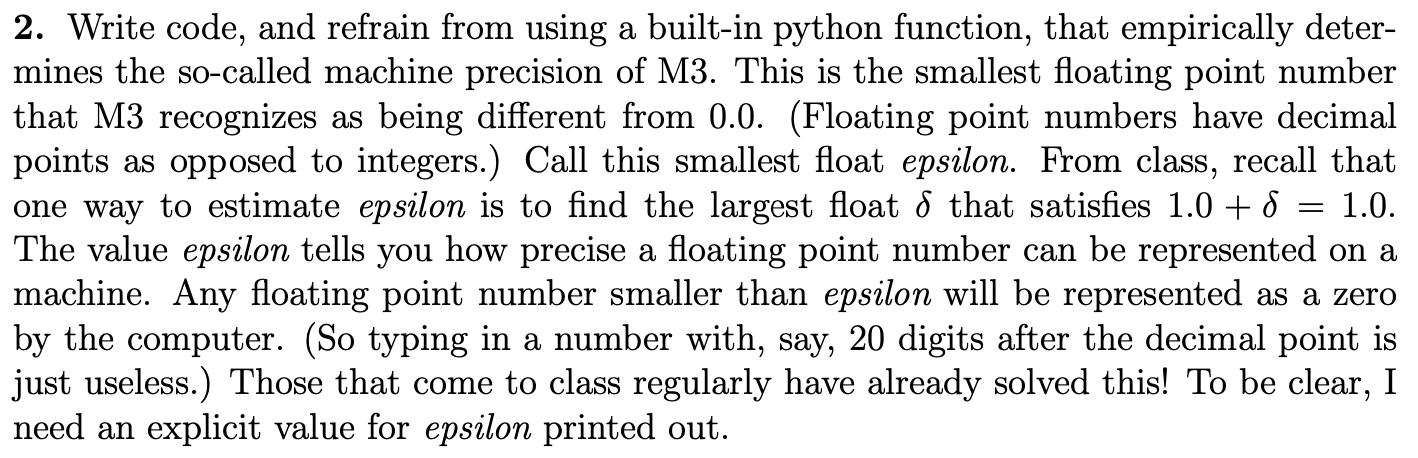 Solved please write the python code to implement without | Chegg.com