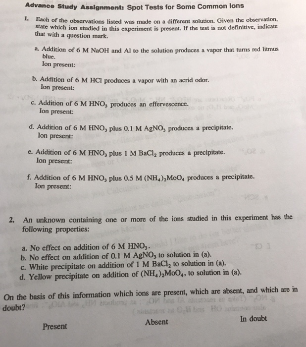 Solved Each of the observations listed was made on a | Chegg.com