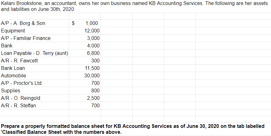 Solved Kelani Brookstone an accountant owns her own Chegg