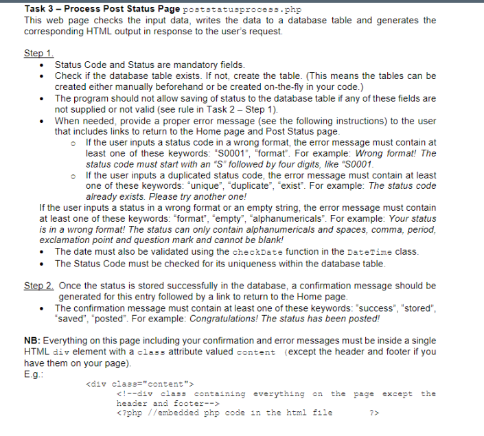 Solved task 2 task code bellow Following is the code with | Chegg.com