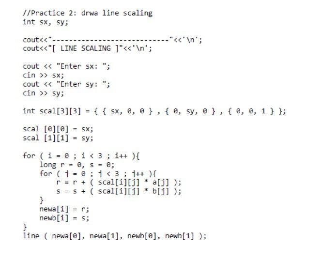 Solved I want to convert this code from line to circle I | Chegg.com