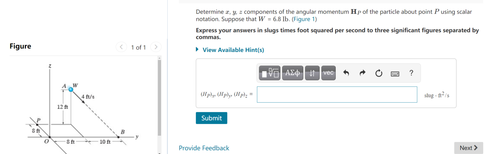 Solved Determine X, Y, Z Components Of The Angular Momentum | Chegg.com