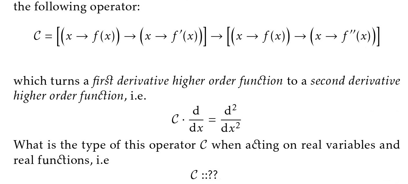 Solved the following operator: | Chegg.com