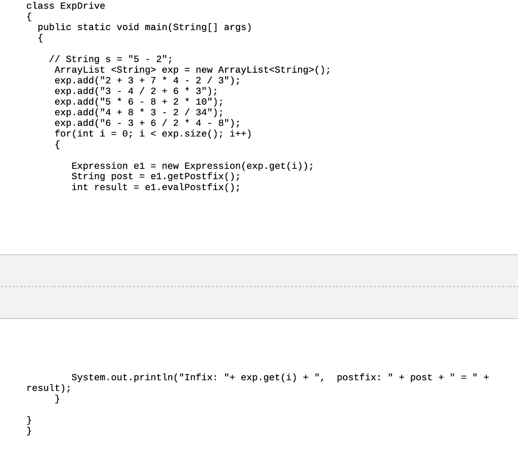 Solved This Is My Stack Class The Code Should Be In Java And | Chegg.com